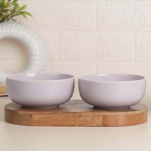 The Earth Store Lavender  Ceramic Bowl