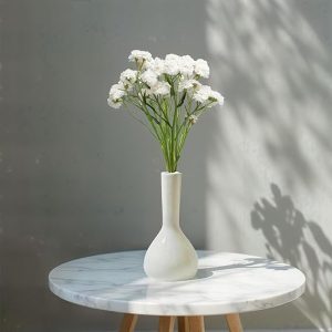 White Ceramic Bud Vase